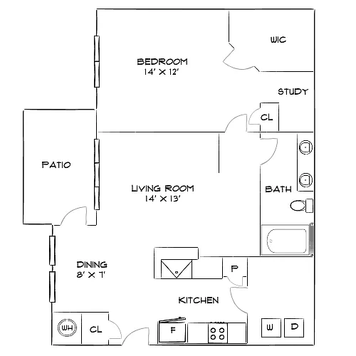 Floor plan Design 1J