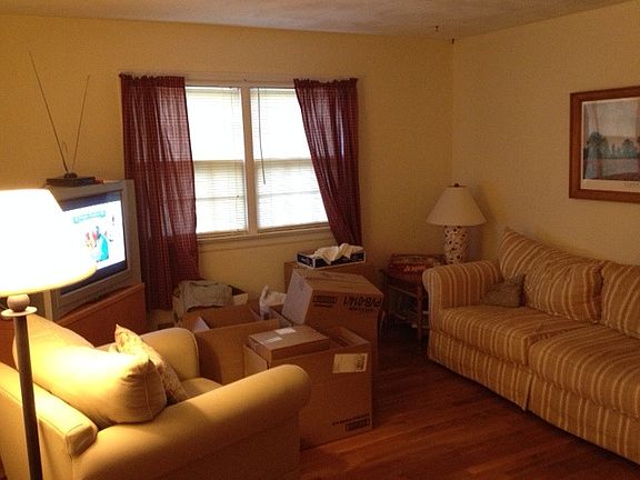 Roomy Living Room and Dining Room (pardon the moving boxes)