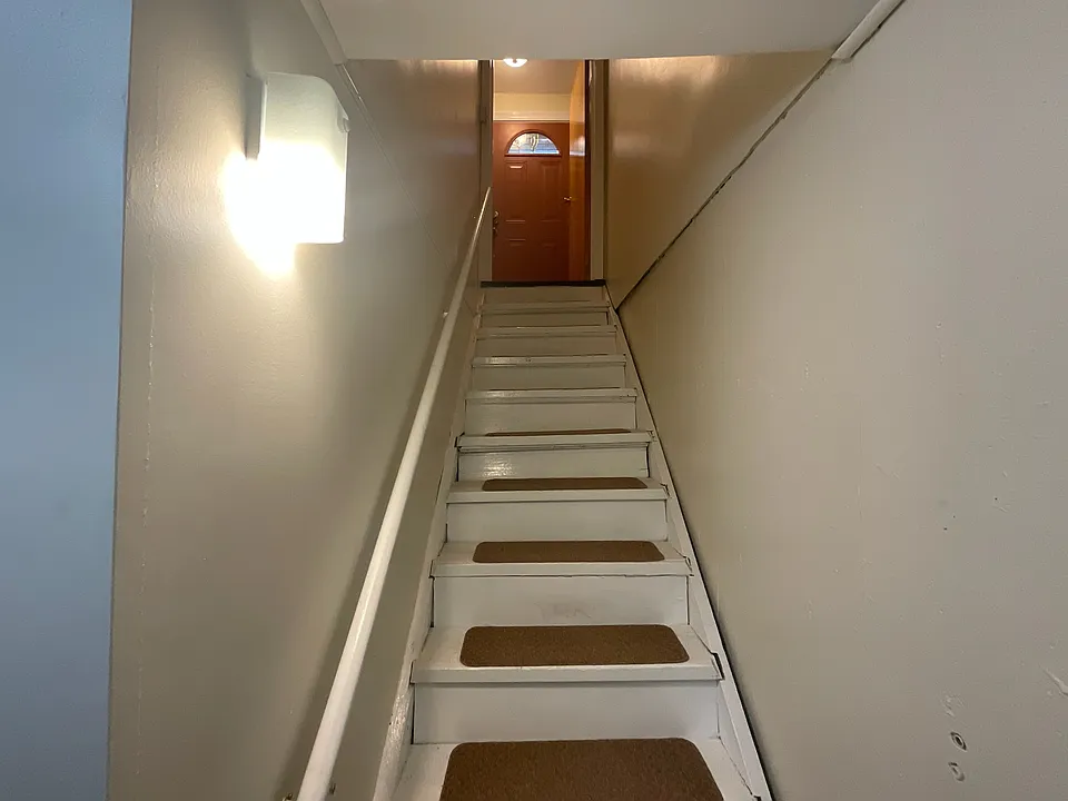 Access through basement stairwell