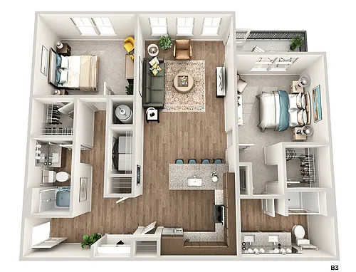 Floor plan B3