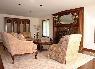 Living Room with Fireplace