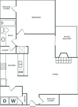 1 bed 1 bath | 871 SF 1 bed 1 bath | 871 SF