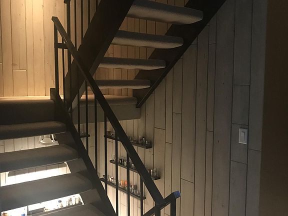 Modern open staircase 