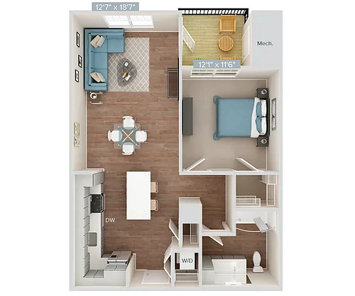Floor plan Furnished-f-AM19-775