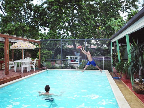 Children Playing in Pool