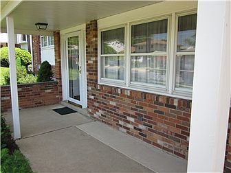 Quiet, Concrete Porch