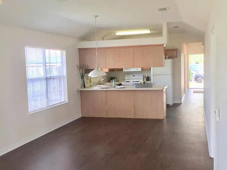 Wood look floors in living areas