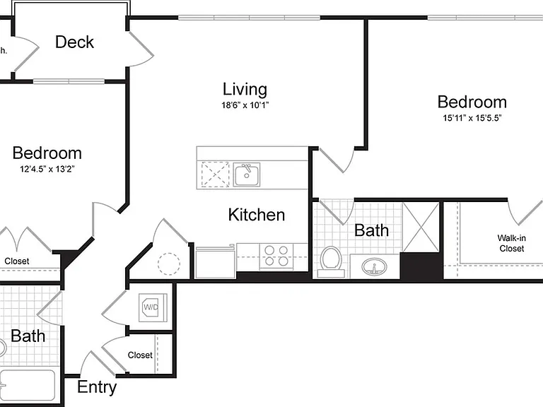 2-Bedroom 2-Bathroom | 1,133 sqft 2-Bedroom 2-Bathroom | 1,133 sqft