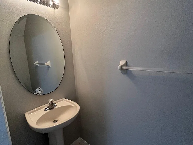 First floor half bath