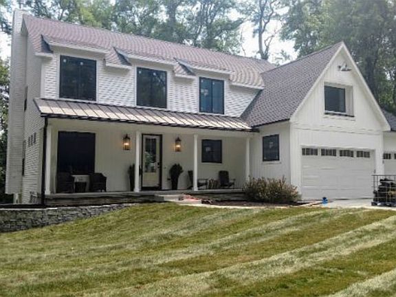 The Modern Farmhouse - Front Elevation