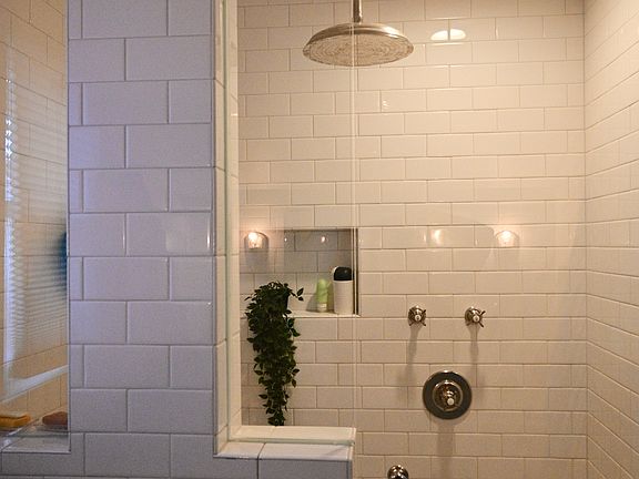 Upstairs master shower