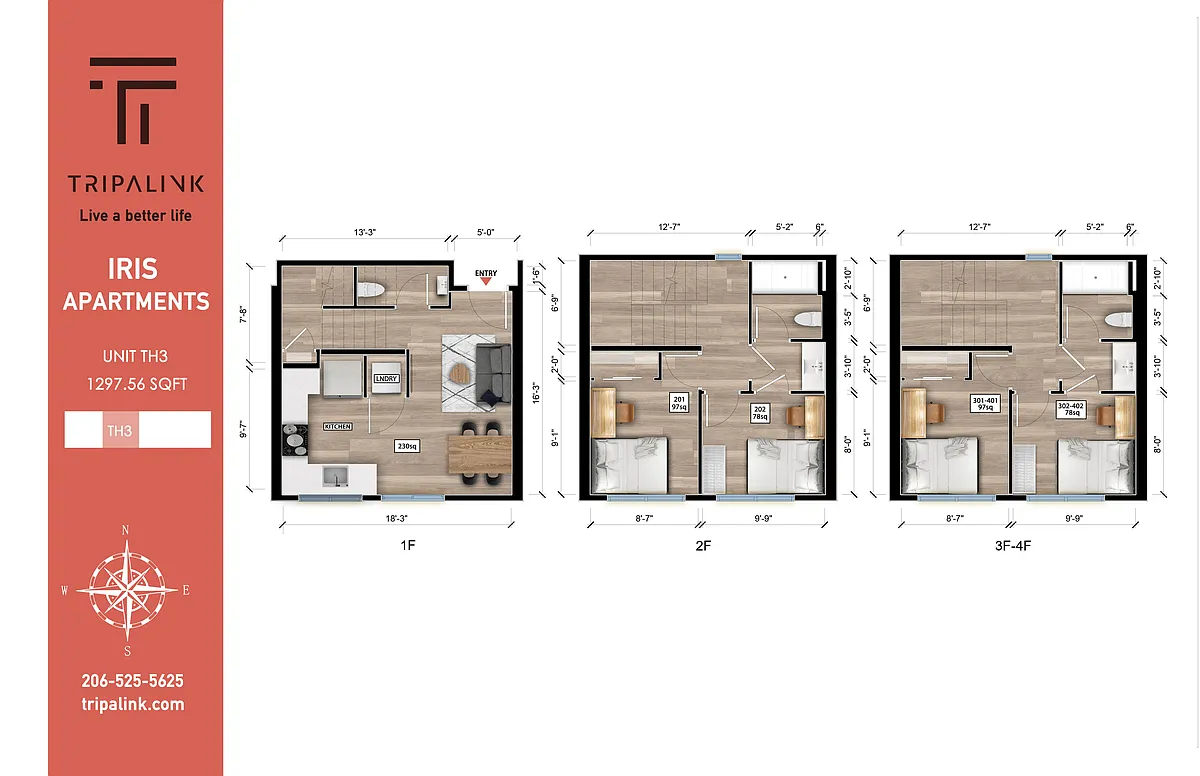 Floor plan Townhouse C