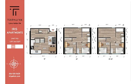 Floor plan Townhouse C