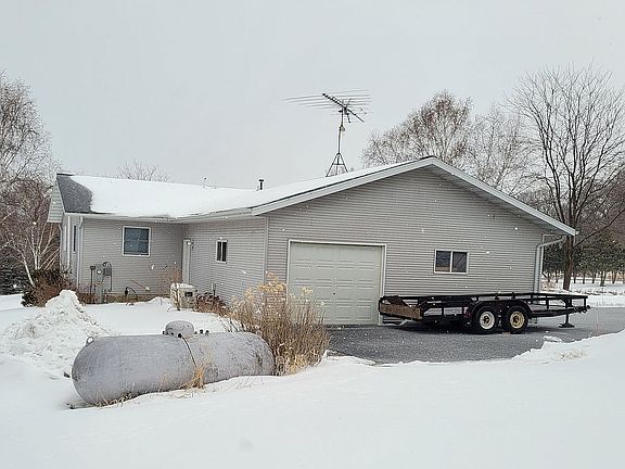 South side of garage & house