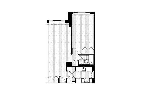 Floor plan 1 Bed_1 Bath-14