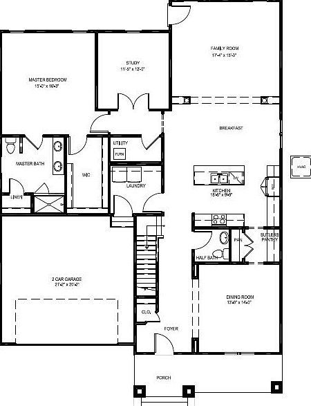 Craftsman First Floor