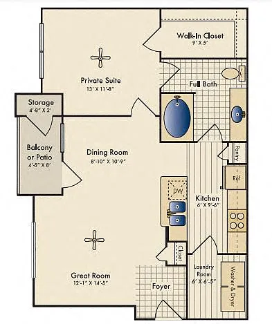 Floor plan Pampa