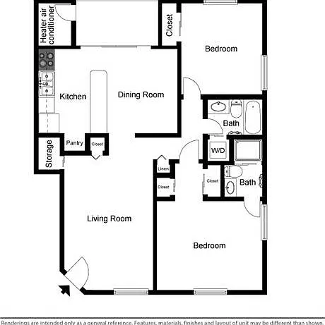 MillersCrossing 2BD 2Bath 1070sqft MillersCrossing 2BD 2Bath 1070sqft