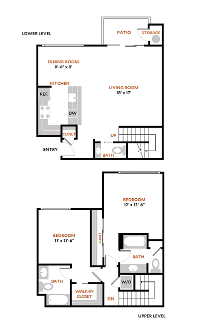Floor plan Townhome H