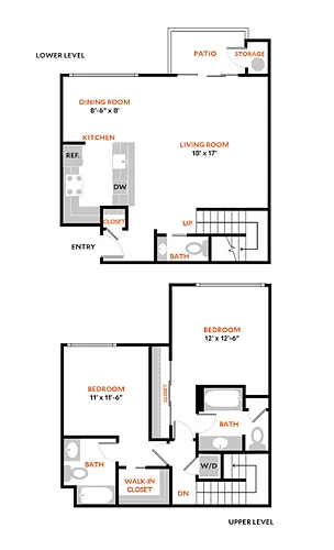 Floor plan Townhome H