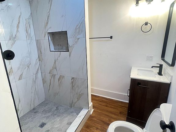 Bathroom 3 includes extra closet space.