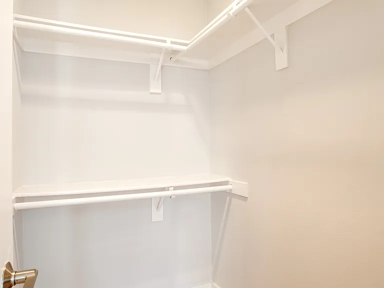 Bedrooms with spacious walk-in closets