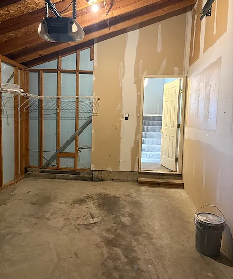 Door inside home from garage