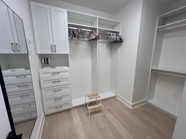 Master bedroom closet