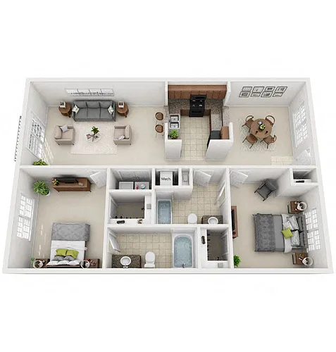 Floor plan 2-B2