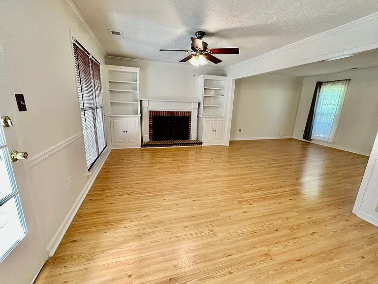 Living Room with a view into Den.