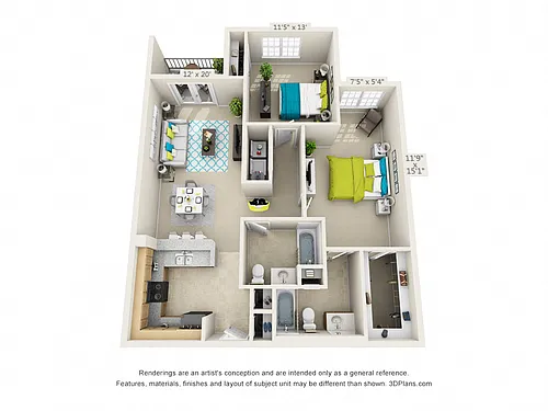Floor plan The Cornwallis