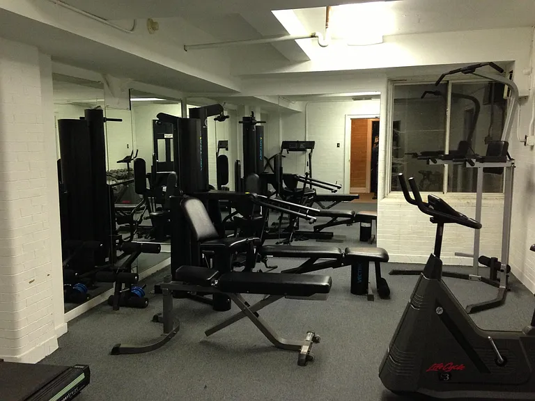 Gym in building