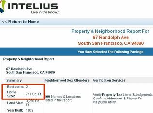 67 Randolph Ave, South San Francisco, CA 94080