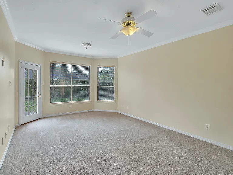 Master bedroom with door to patio