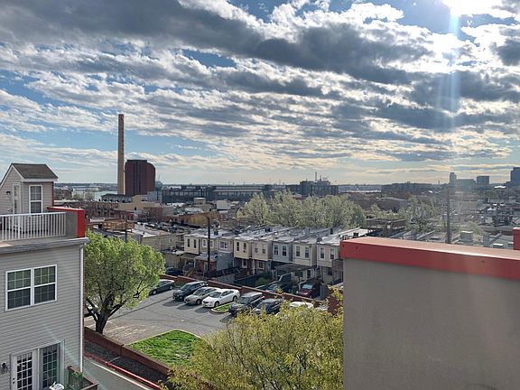 Roof deck view from the best location in Canton - between the square and Patterson Park!