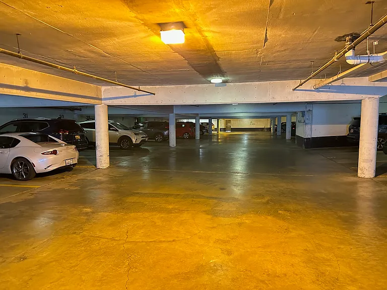Secured parking garage