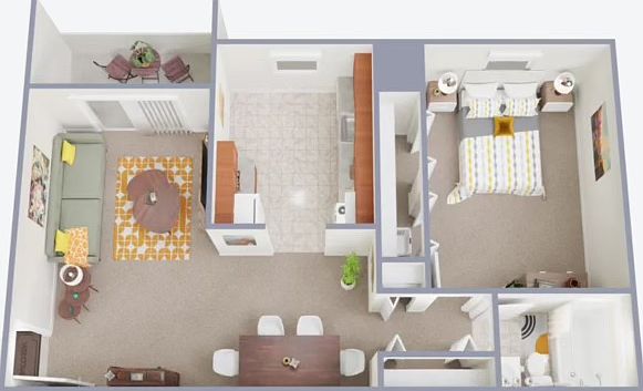1st image of 2100 Foxhunt Ln APT E