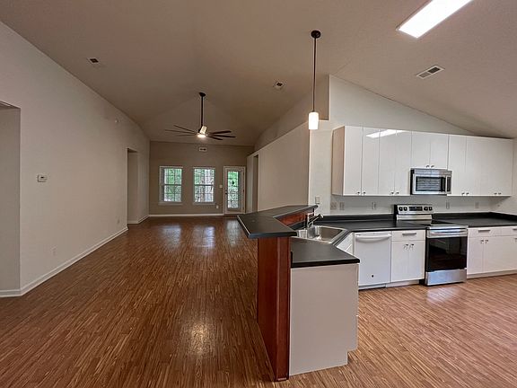 Open great room & kitchen.