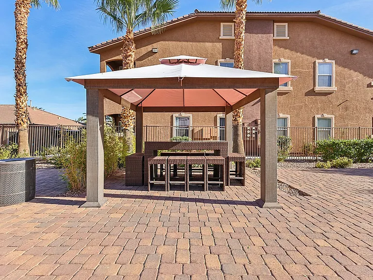Front Pool Seating Area