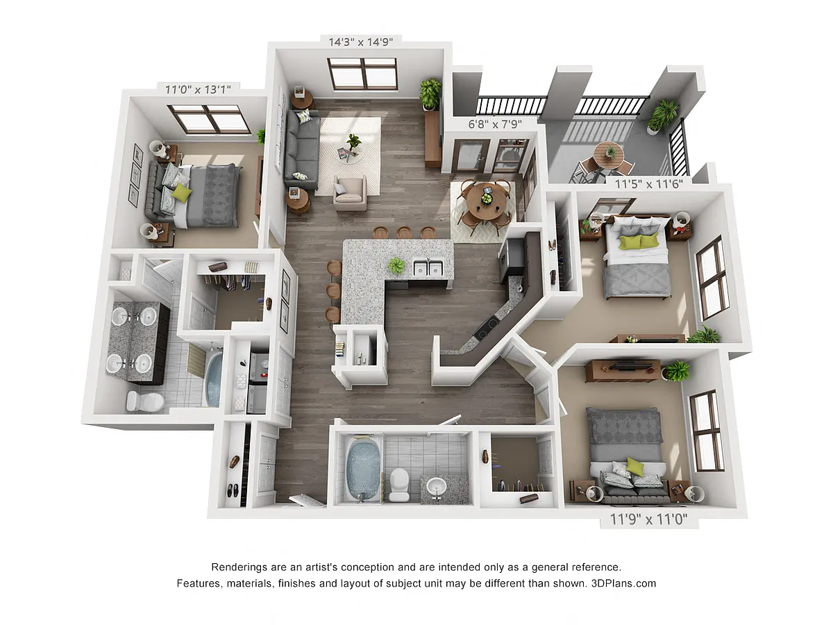 Floor plan Live Oak