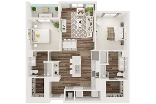 Floor plan B3