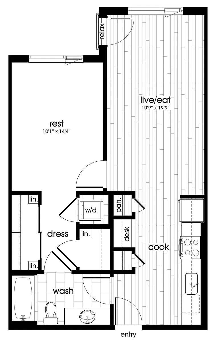 Floor plan A11-SAN