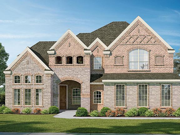 Elevation B - 3 Car Garage