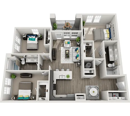 Floor plan The Everglade