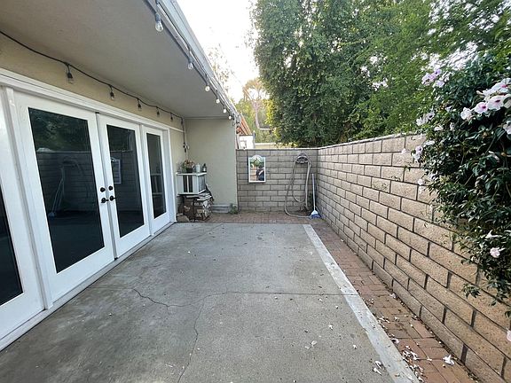 Walled Private Patio.