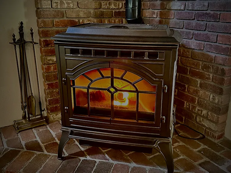 Cozy common area fireplace.