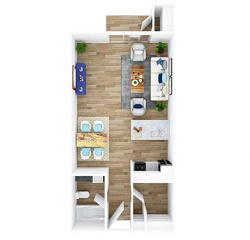 Floor plan Studio