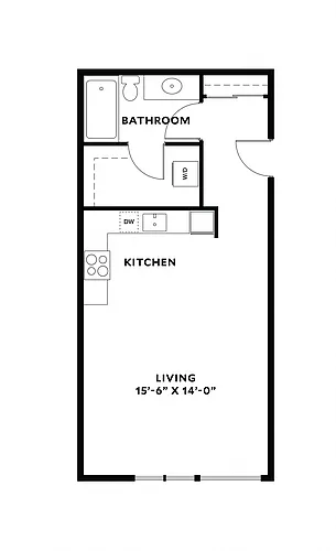 Floor plan Studio