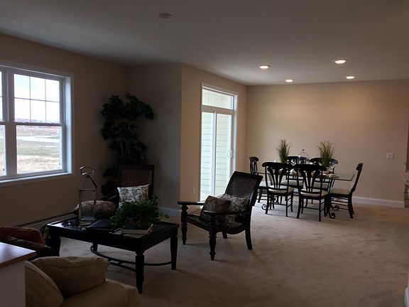 Dining area from living room