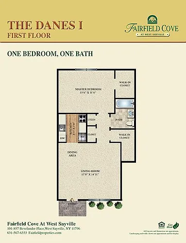 Floor plan The Danes I